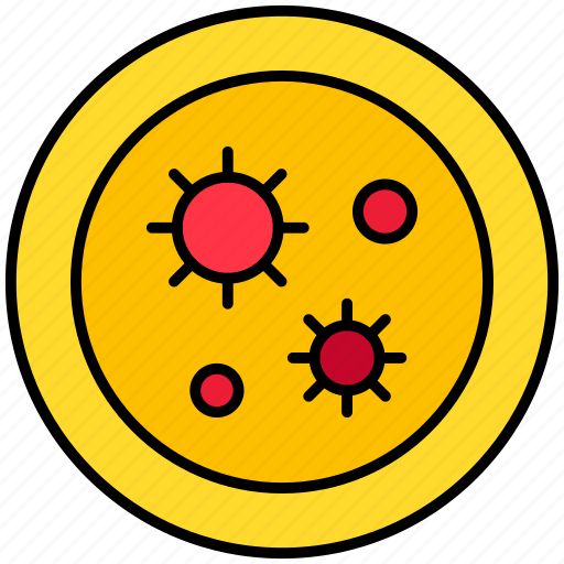 Germs, laboratory, magnifier, science icon - Download on Iconfinder