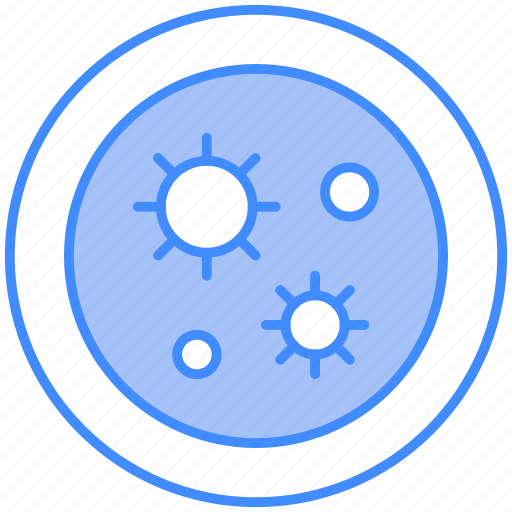 Germs, laboratory, magnifier, science icon - Download on Iconfinder