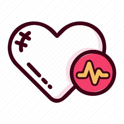 Heart, rate, health, healthcare, medical, medicine, percent icon - Download on Iconfinder