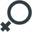 female, female gender, gender symbol, sex symbol, venus symbol 