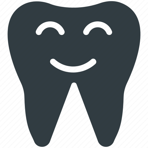 Cartoon teeth, dental care, dental health, healthy teeth, oral care icon - Download on Iconfinder