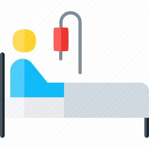 Patient, sick, healthcare, bed, medical icon - Download on Iconfinder