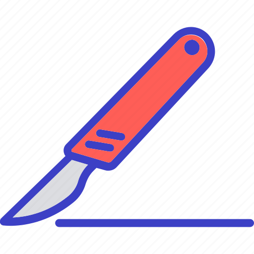 Knife, surgery, scalpel, sharp tool, cut icon - Download on Iconfinder
