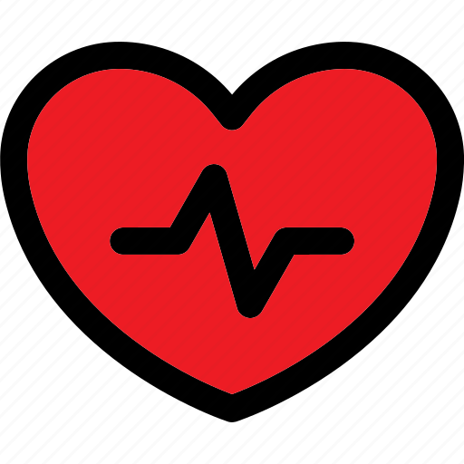 Heartbeat, heart attack, pulse, heart, cardiology, emergency icon - Download on Iconfinder