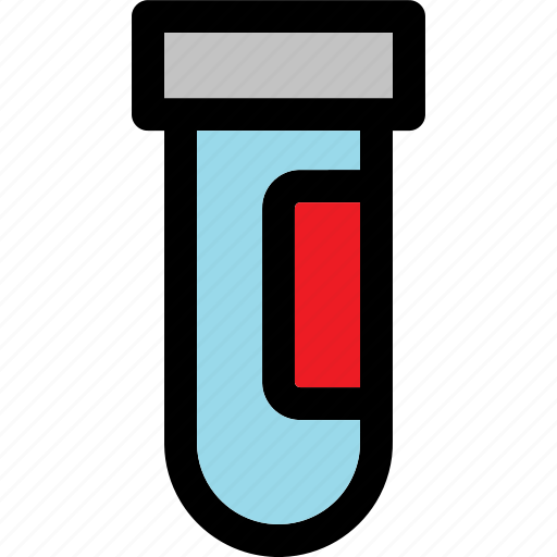 Test tube, test glass, test, medical, chemistry, sample icon - Download on Iconfinder