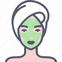 beauty, care, face, health, mask, person, spa 