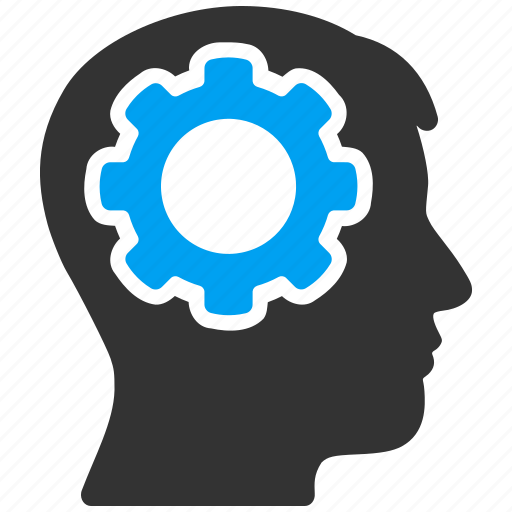 Brain, brainstorming, gear, head, mind, engineering, idea icon - Download on Iconfinder