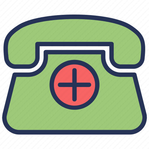 Color, communication, hospital, interface, medical, medical call, telephone icon - Download on Iconfinder