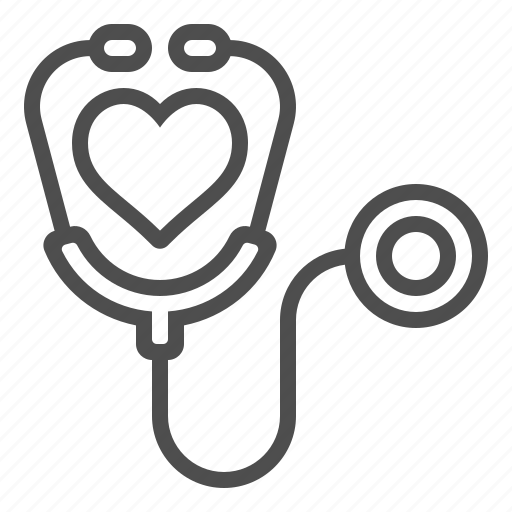 Stethoscope, heart, cardiology, healthcare, health care icon - Download on Iconfinder
