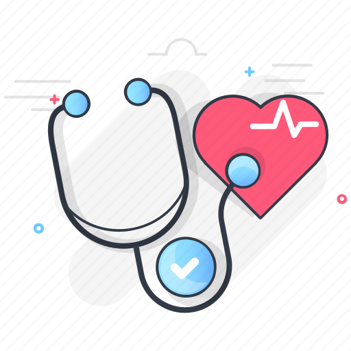 Checkup, health, heart, medical, stethoscope icon - Download on Iconfinder