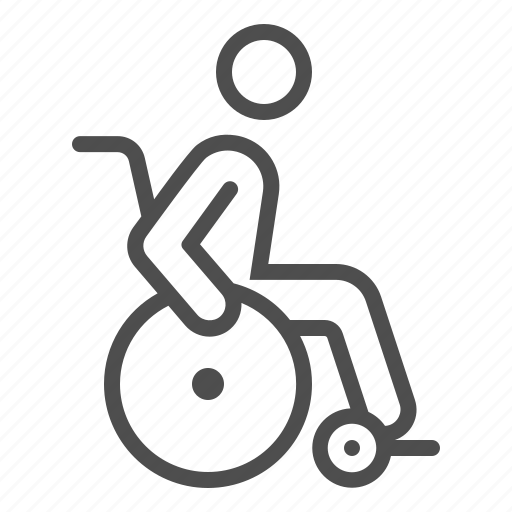 Handicap, handicapped, invalid, man, paralysis, patient, wheelchair icon - Download on Iconfinder