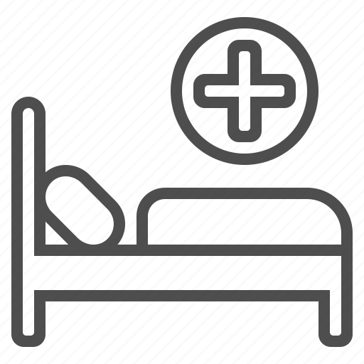 Bed, emergency room, er, hospital bed icon - Download on Iconfinder