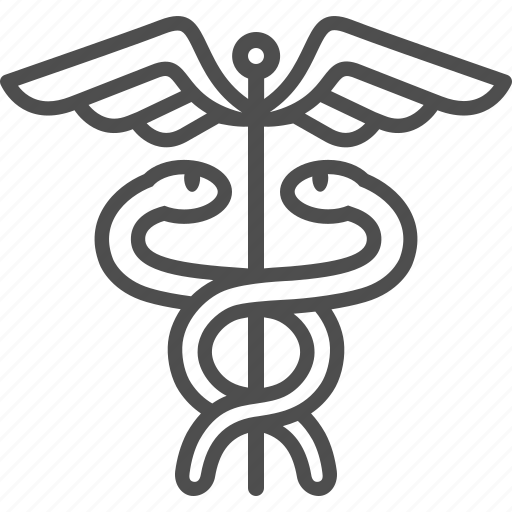 Caduceus, pharmacy, snake, staff, staff of hermes icon - Download on Iconfinder