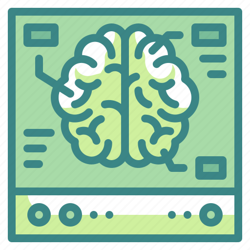 Brain, computer, nervous, system, check icon - Download on Iconfinder