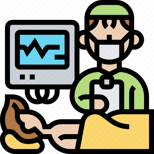 Monitor, heartbeat, pulse, patient, hospital icon - Download on Iconfinder