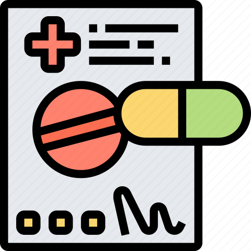 Prescription, pharmaceutical, medicine, drug, treatment icon - Download on Iconfinder