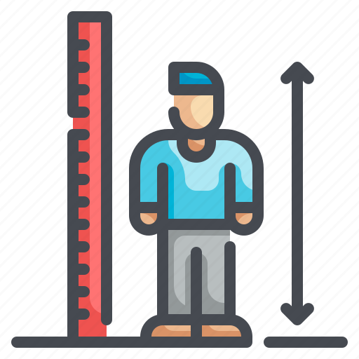 Height, tall, measurement, scale, measure icon - Download on Iconfinder