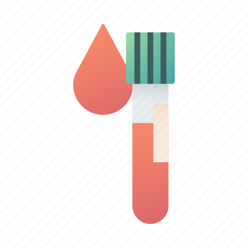 Blood test, health, medical, diagnosis, laboratory, blood, test tube icon - Download on Iconfinder