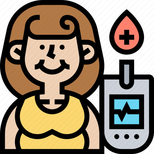 Blood, sugar, glucometer, diabetes, check icon - Download on Iconfinder