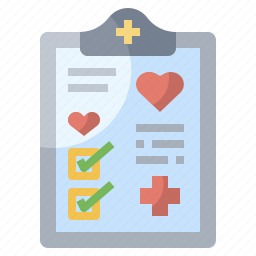 Check, files, folders, healthcare, medical, report, up icon - Download on Iconfinder