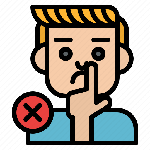 Avoid, health, healthcare, nose, protection, touching icon - Download on Iconfinder
