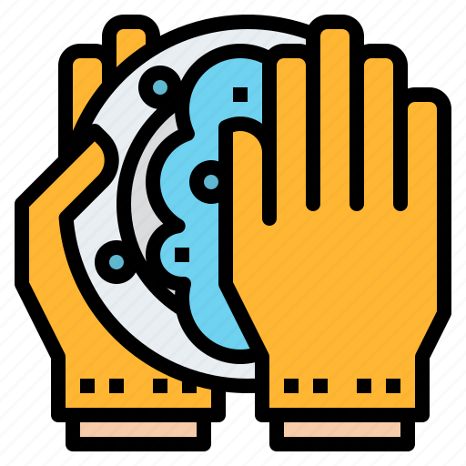 Cleaning, dish, health, hygiene, routine icon - Download on Iconfinder