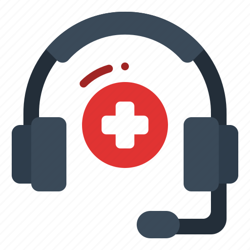 Medical, support, call, microphone, headphones, healthcare, service icon - Download on Iconfinder