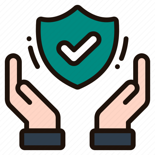 Hands, insurance, protection, shield, healthcare, medical, safe icon - Download on Iconfinder
