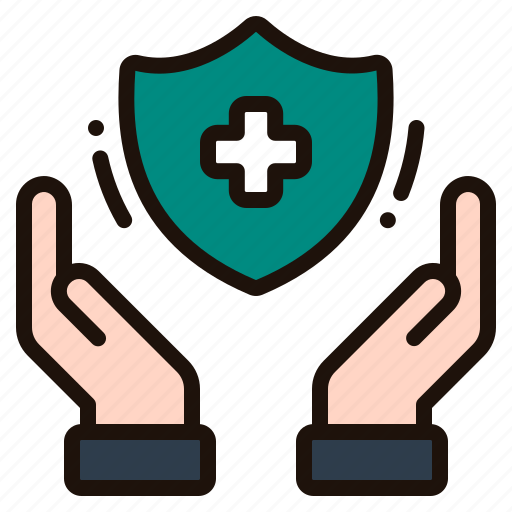 Medical, insurance, hands, protection, shield, healthcare, safe icon - Download on Iconfinder