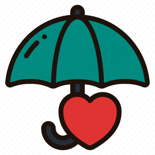 Umbrella, insurance, health, healthcare, medical, life, heart icon - Download on Iconfinder