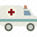 ambulance, emergency, vehicle