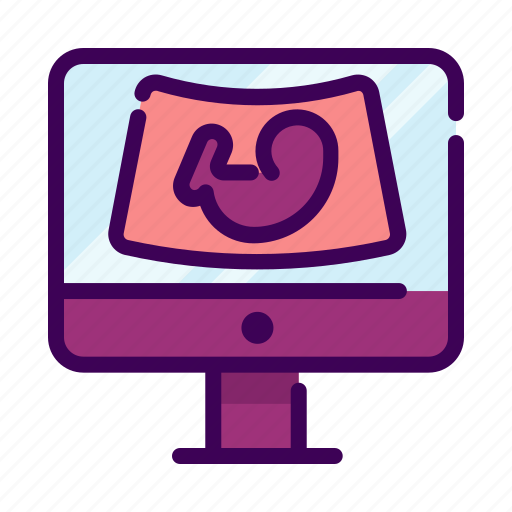 Baby, baby scan, medical, monitor, pregnancy, scan, tool icon - Download on Iconfinder