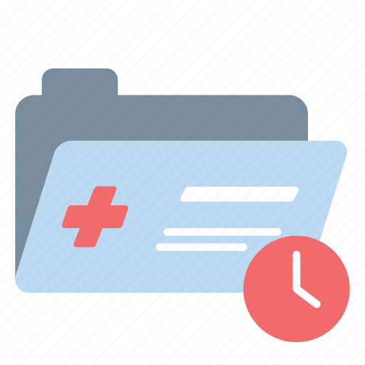 Medical record, medical, hospital, folder, record icon - Download on Iconfinder