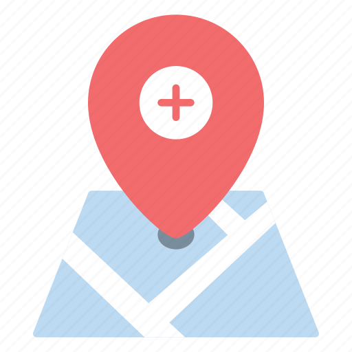 Pin, hospital, address, location, clinic, map icon - Download on Iconfinder