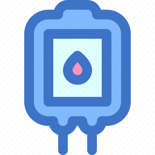 Blood, bag, donor, donation, transfusion, emergency icon - Download on Iconfinder