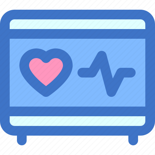Cardiogram, heart, monitoring, rate, medical icon - Download on Iconfinder