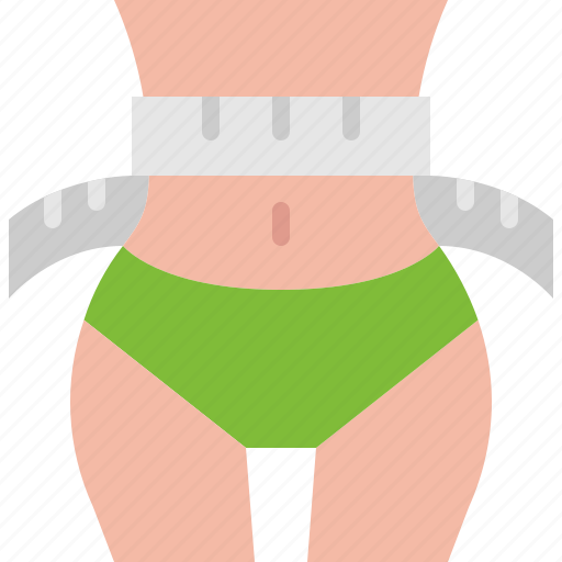 Diet, health, waist, tape, measure, body, wellbeing icon - Download on Iconfinder