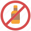 no, alcohol, unhealthy, stop, drink, prohibition, forbidden 