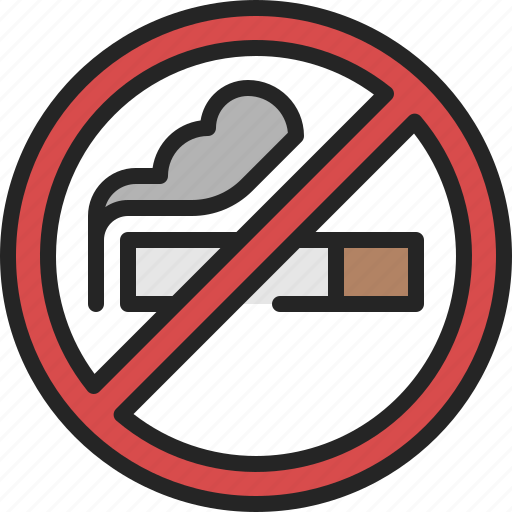 No, smoking, warning, stop, cigarette, forbidden, prohibition icon - Download on Iconfinder