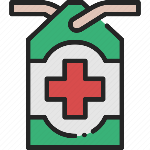 Tag, medical, healthcare, product, shopping, price, label icon - Download on Iconfinder