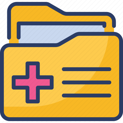 Documents, file, folder, health, hospital, medical, medical history icon - Download on Iconfinder