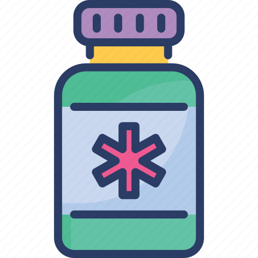 Bottle, doctor, healthcare, medicine, pills, syrup, treatment icon - Download on Iconfinder