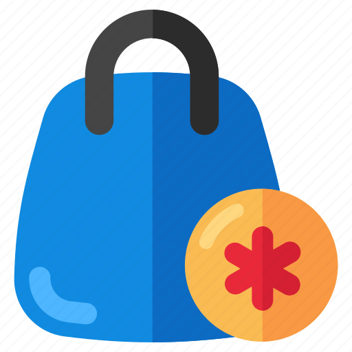 Medical shopping, handbag, tote, jute, commerce icon - Download on Iconfinder
