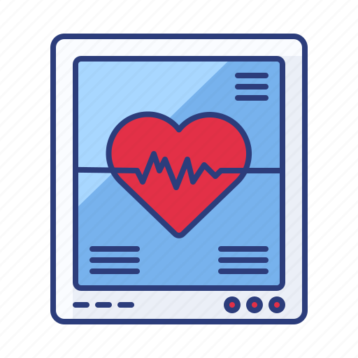 Heart, heartbeat, pulse icon - Download on Iconfinder