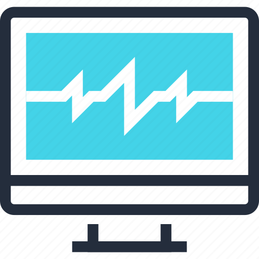 Cardiogram, computer, diagnostic, health, medicine, monitor, pulse icon - Download on Iconfinder