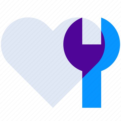 Health, heart, love, medical, options, settings, wrench icon - Download on Iconfinder