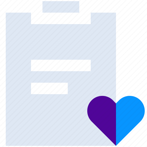 Clipboard, health, healthcare, heart, medicine, task icon - Download on Iconfinder