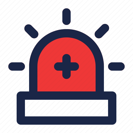 Alarm, alert, ambulance, health, healthcare, medical, siren icon - Download on Iconfinder