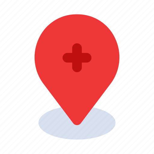 Add, health, healthcare, hospital, location, map, pin icon - Download on Iconfinder