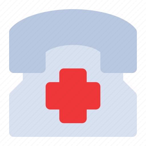 Clinic, health, healthcare, hospital, medical, phone, telephone icon - Download on Iconfinder